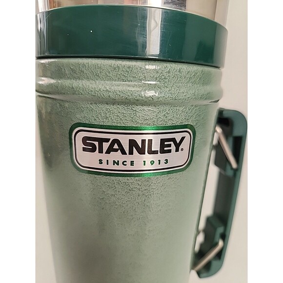 Stanley Classic Food Jar 24oz Vacuum Thermos Camping Green HOT COLD NOT USED SEE - Picture 7 of 10